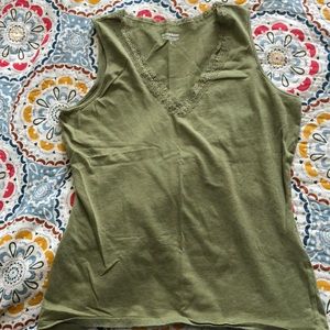 Dockers, Olive Tank Top